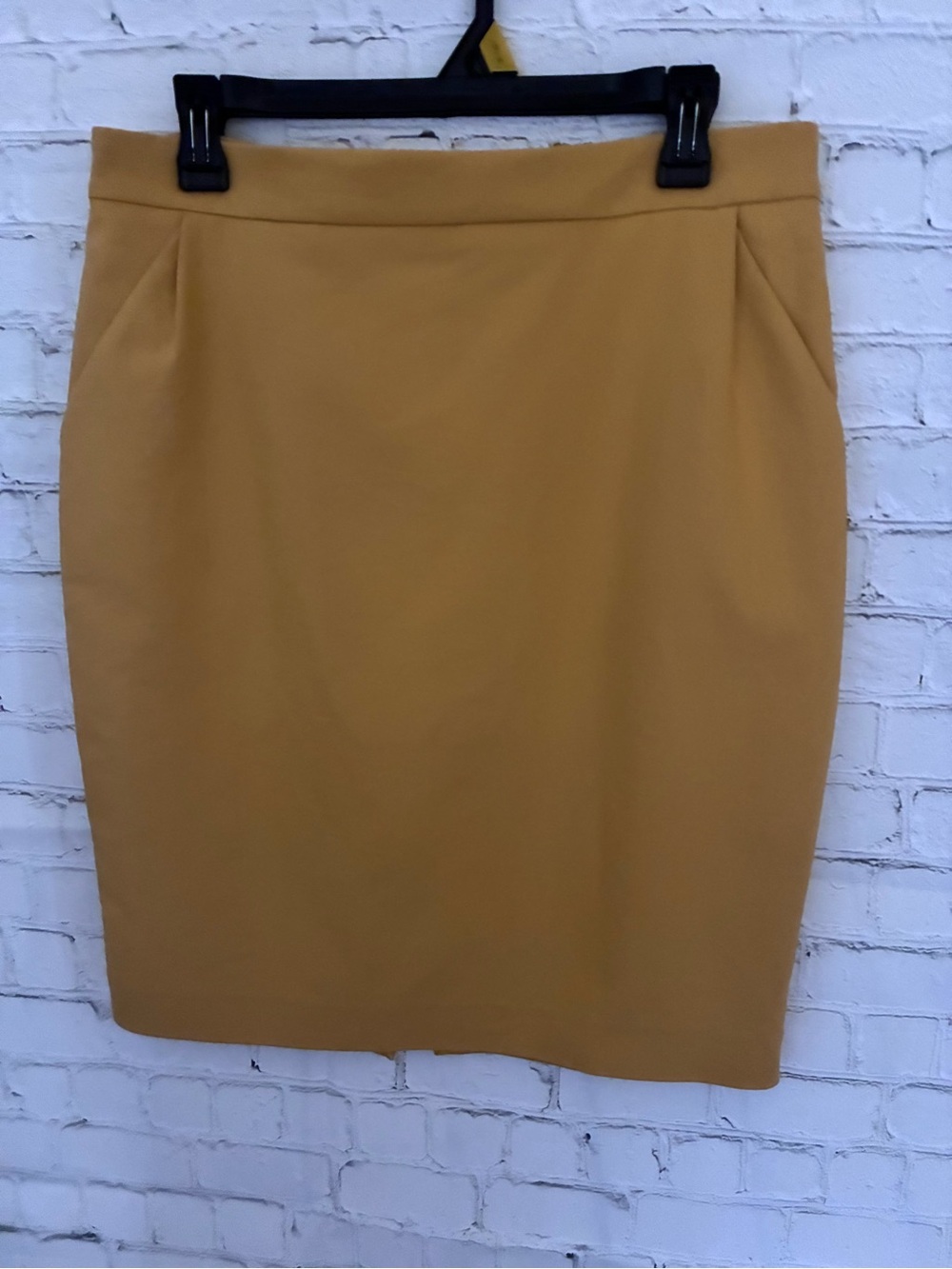 NWOT-Express Mustard Pencil Skirt